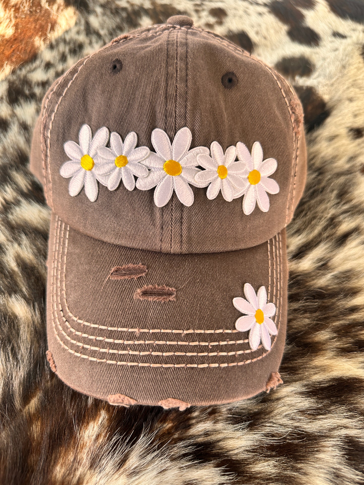 For the Love of Daisies Ball Cap