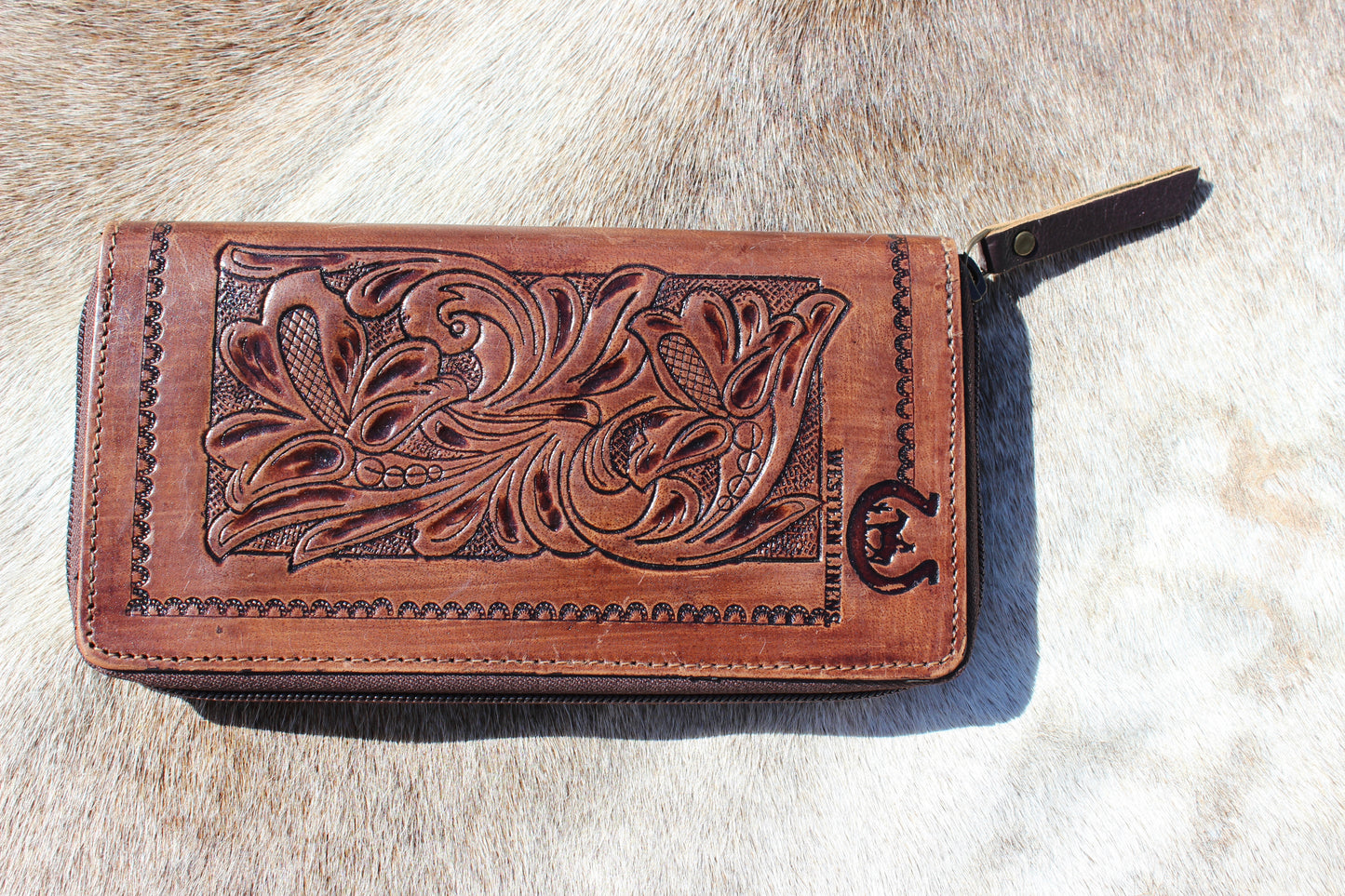 Hand Tooled Leather Wallet