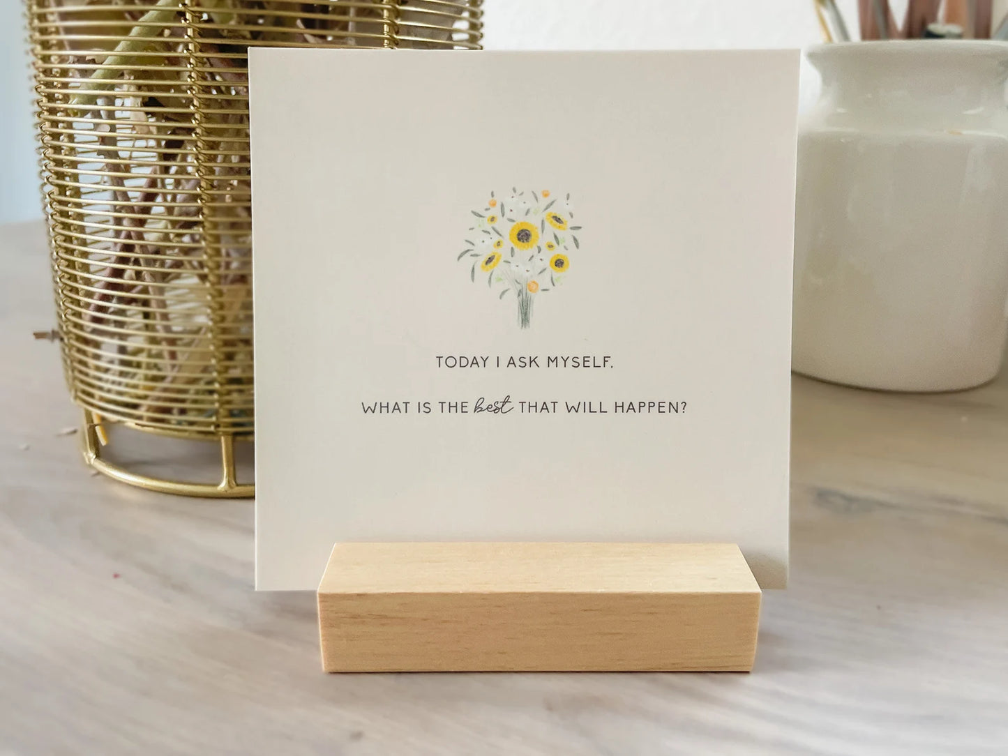 Encouragement Cards with Block Holder