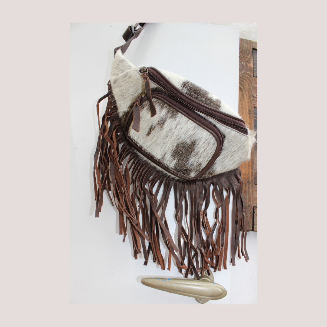 Hair on Hide Bum Sling Bag
