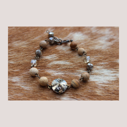 Swarovski Crystal Amazonite Bracelet