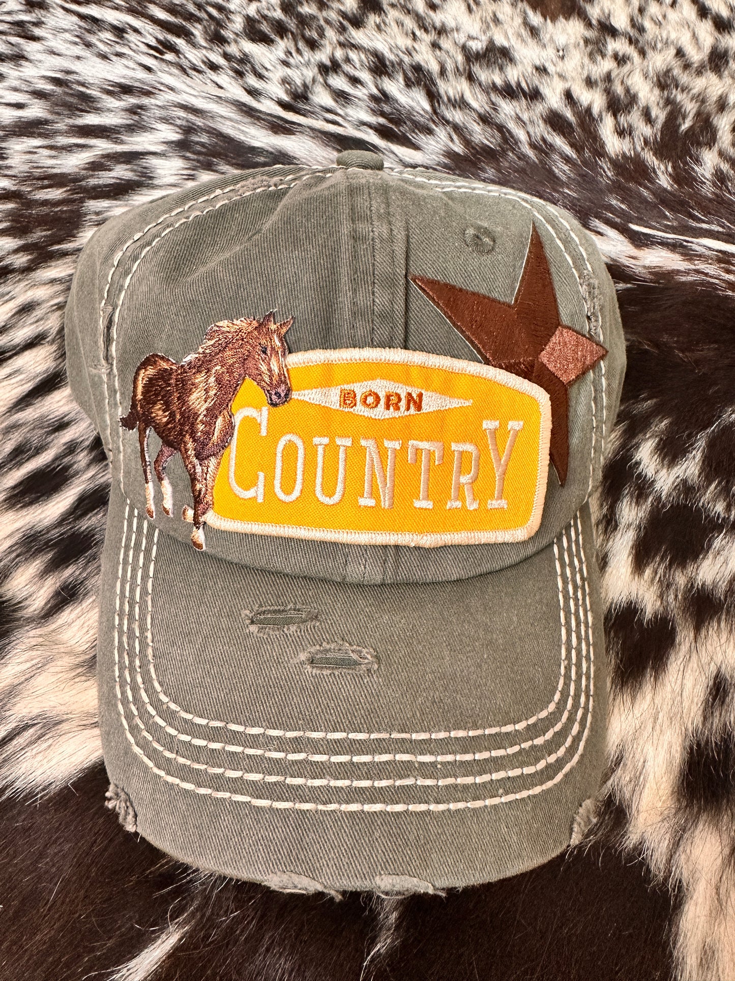Born Country Ball Cap