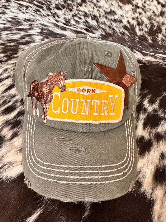 Born Country Ball Cap