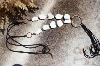 White Turquoise Chunky Necklace