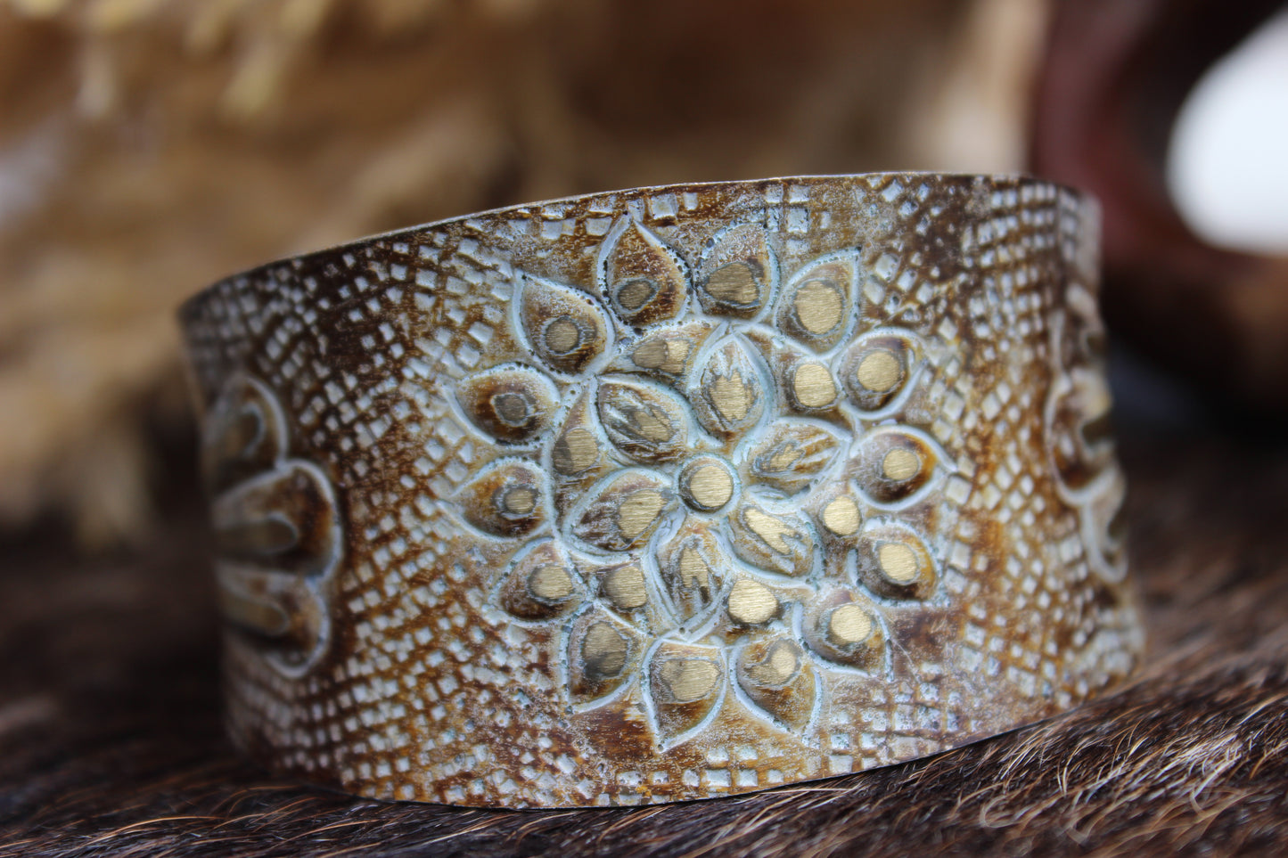 Patina Cuff Bracelet