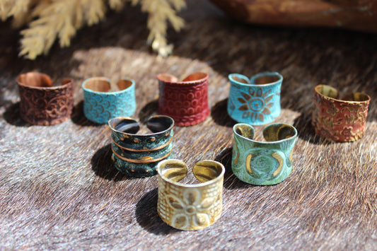 Patina Metal Rings