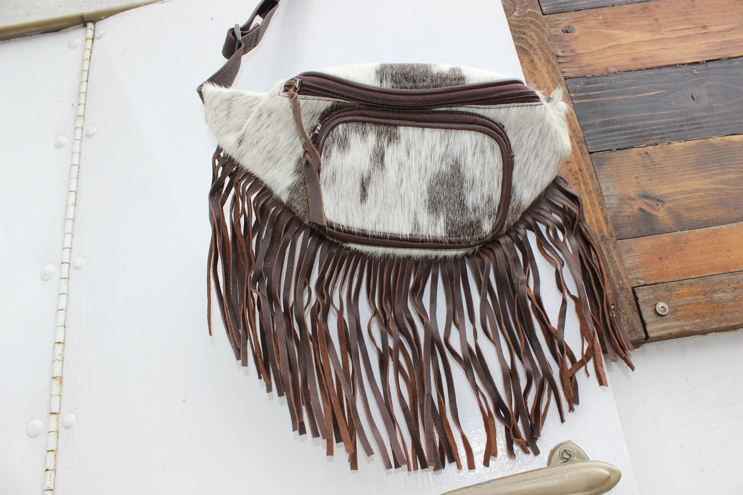 Hair on Hide Bum Sling Bag