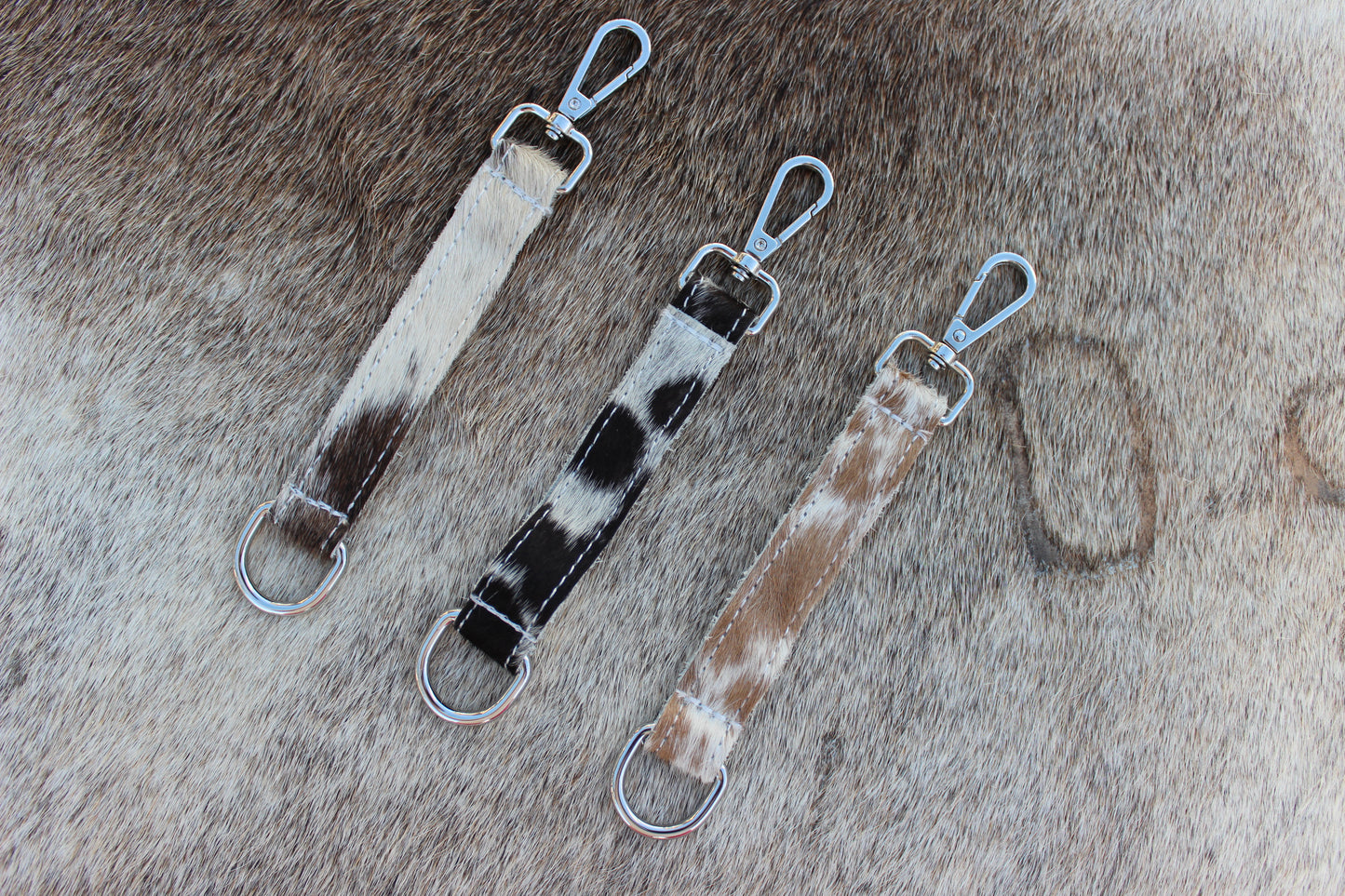 Cowhide Keychain