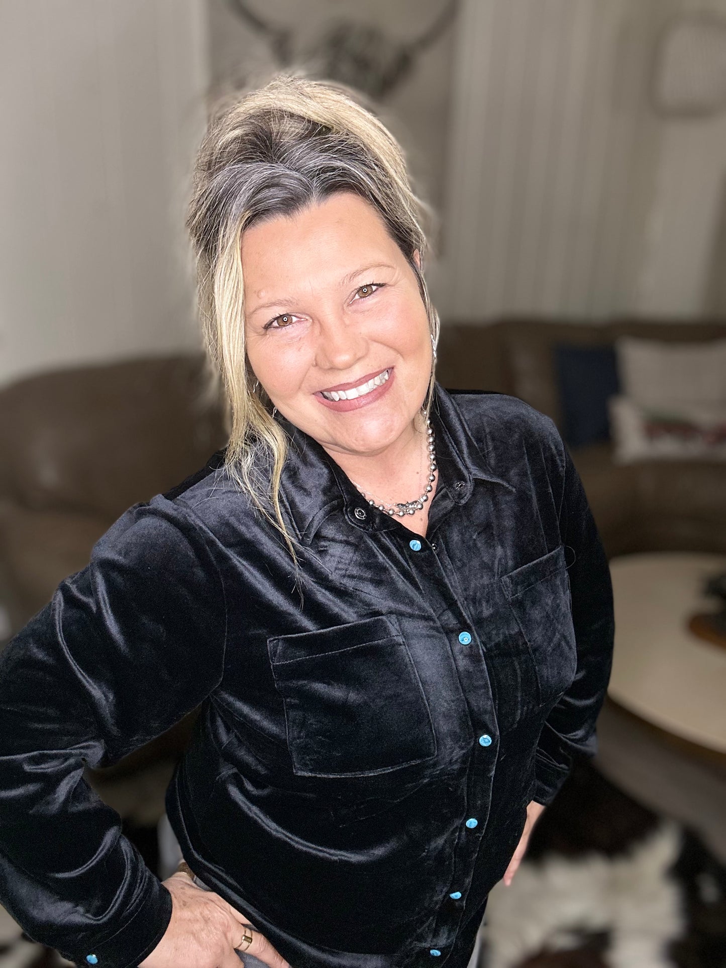 Velvet Moves Button Up