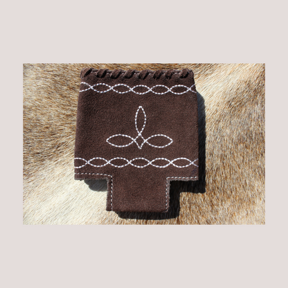 Bootstitch Suede Leather Koozie